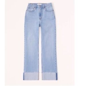 Abercrombie & Fitch Curve Love High Rise 90s Relaxed Jean